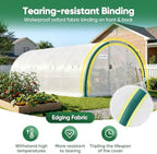 quictent 20x10x6.6ft tunnel greenhouse for outdoors with 2, package contents