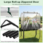 giantex raised garden bed with legs & greenhouse, package contents