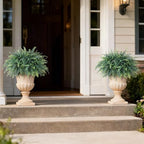 2 sets artificial ferns topiary ball trees for, view 9