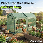 pop up greenhouse tent cover tunnel plant house,large, side view