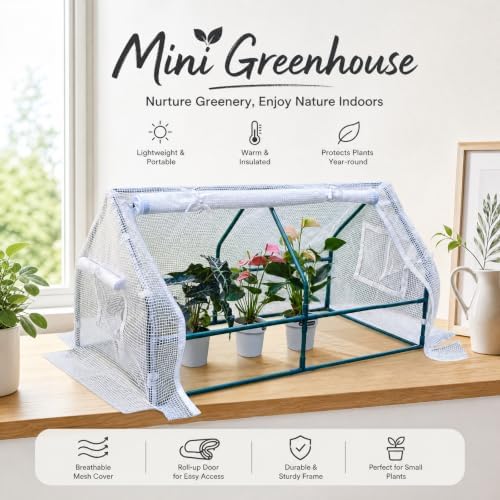 solayis mini greenhouse kit, 47.2" l x 23.6", package contents
