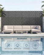 metal privacy screen, 48" w x 75" h, package contents