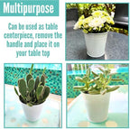 lalagreen round rail planter (6 in, 12 pack), package contents
