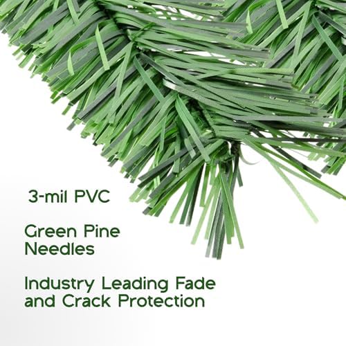 privacy fence screen 6'x10' hedge slats for chain showing dimensions