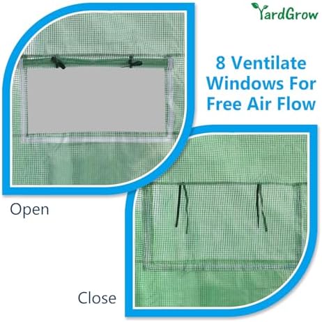 yardgrow greenhouse replacement cover larger walk in outdoor on a desk or shelf