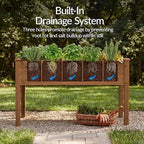 best choice products raised herb garden bed planter, package contents