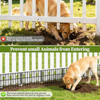 17in (h) x 27ft (l) garden fence animal shown in use