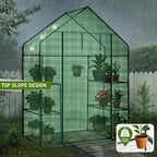 outvita walk-in greenhouse, 3 tiers 4 shelves, durable, package contents