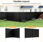 giantex 48''h x 48''w air conditioner fence privacy on a desk or shelf