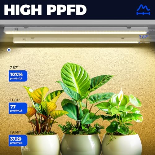 barrina t5 grow lights, yellow, 2ft 40w (4, close-up detail