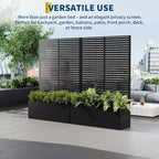 garveelife metal planter box with trellis 71"x47"x16", with, package contents