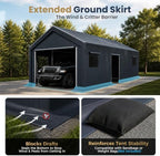phi villa 13x24ft portable garage carport, car tents on a desk or shelf