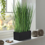 torre & tagus 18" artificial onion grass in shown in use