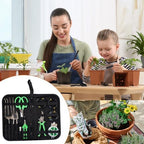 bonsai tools kit 20 pcs garden tools set on a desk or shelf
