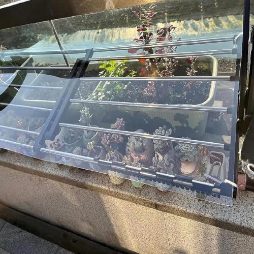 clear polycarbonate roofing sheets plastic roofing greenhouse panels, front angle view