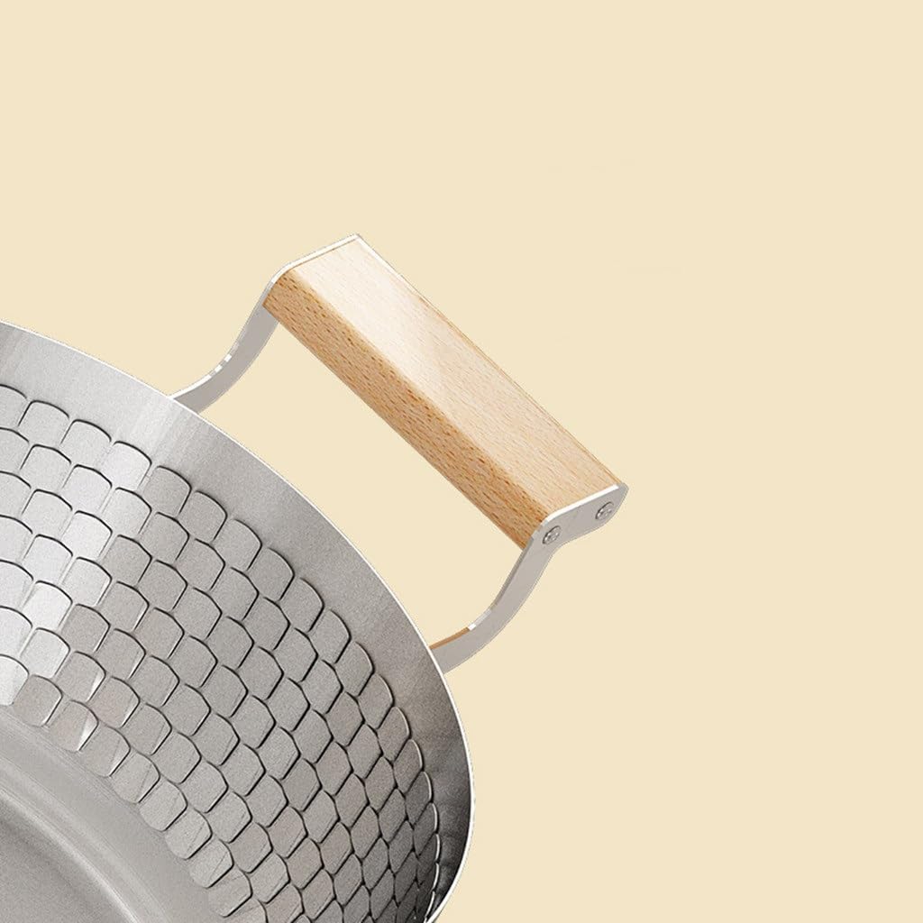 Stainless Steel Snow Pan Is Not Sticky Household Ears Steamed Noodles Pot Soup Milk Cooking