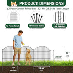 no dig garden fence panels, dog fence outdoor, side view