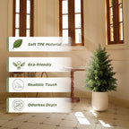 mavis's diary 2ft artificial cedar topiary tree, set shown in use