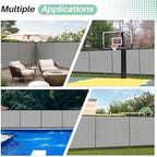 sunnyroyal 6' x 24' privacy fence screen panel shown in use
