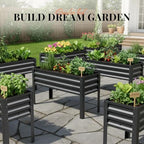 king bird raised garden bed with legs & on a desk or shelf