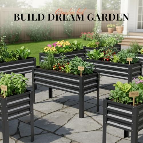 king bird raised garden bed with legs & on a desk or shelf