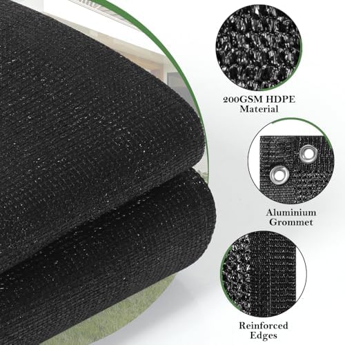 seeye 90% sun shade cloth, 8 x 10, close-up detail
