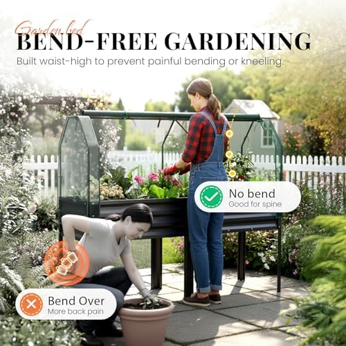 king bird large raised garden bed with legs, close-up detail