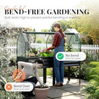 king bird large raised garden bed with legs, close-up detail