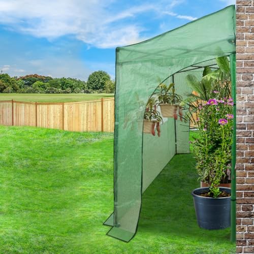eagle peak 10x5 easy setup pop up greenhouse showing dimensions