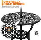 nuu garden outdoor 3-piece bistro set with cushions showing dimensions