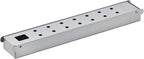 Rösle Smoker Box VIDERO, Stainless Steel, BBQ Smoker Box for Gas Grills, 40.8 x 6 x 3.7 cm, 18/10 Stainless Steel, Hinged Lid Design