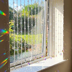 suncalla 12 pcs crystal garland strands colorful crystals on a desk or shelf
