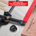 goingmake thin rip jig table saw jig guide, side view