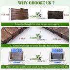 wood lattice fence panels for outside 13.4"x78.8" expandable, package contents
