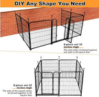 getlay 32 in(h) decorative garden fence with gate on a desk or shelf