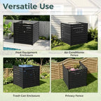 air conditioner fence, 50" w x 50" h, package contents