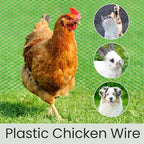 landical 6 rolls chicken wire fencing mesh with, side view