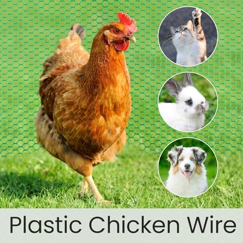 landical 6 rolls chicken wire fencing mesh with, side view