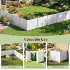 s afstar 3 panels outdoor privacy fence, 48”, package contents
