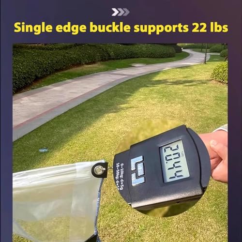 clear tarp 10'x12' 8mil - heavy-duty transparent waterproof, view 9