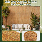barydat 2 pcs 4 x 16.4 ft reed, close-up detail