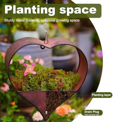 metal plant hangers indoor and outdoor: birthday gifts, close-up detail