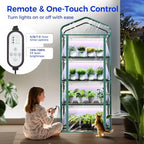 indoor greenhouse with grow light, ohuhu 4-tier mini, package contents