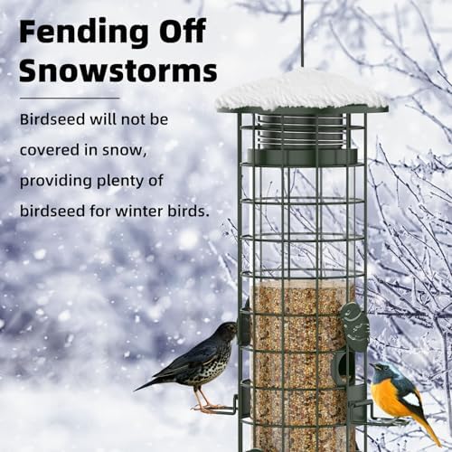 squirrel proof bird feeder,metal mesh bird feeders for on a desk or shelf