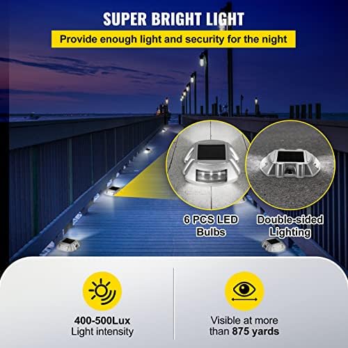 vevor evor driveway lights 24-pack solar driveway lights, package contents