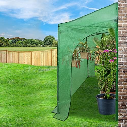 eagle peak 9x4 easy setup pop up greenhouse showing dimensions