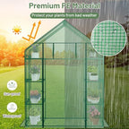 happygrill greenhouses for outdoors,potable greenhouse with pe cover, package contents