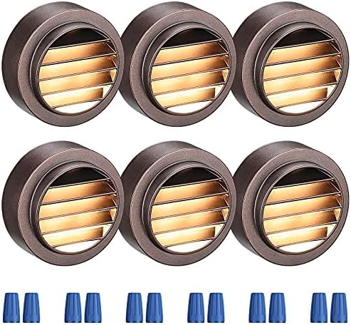 leonlite 6-pack low voltage led deck lights 3000k, main product view