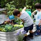 jeria raised garden bed,galvanized raised 2 pcs 4×2×1ft, package contents