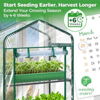 mini greenhouse for outdoors indoor: 27 x 19 shown in use